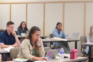 New teacher orientation session 