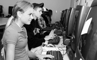 Students Learning the Latest Computer Applications